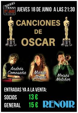 Ver horarios e información de la película CONCIERTO 7TH JAZZ: CANCIONES DE OSCAR [RENOIR]