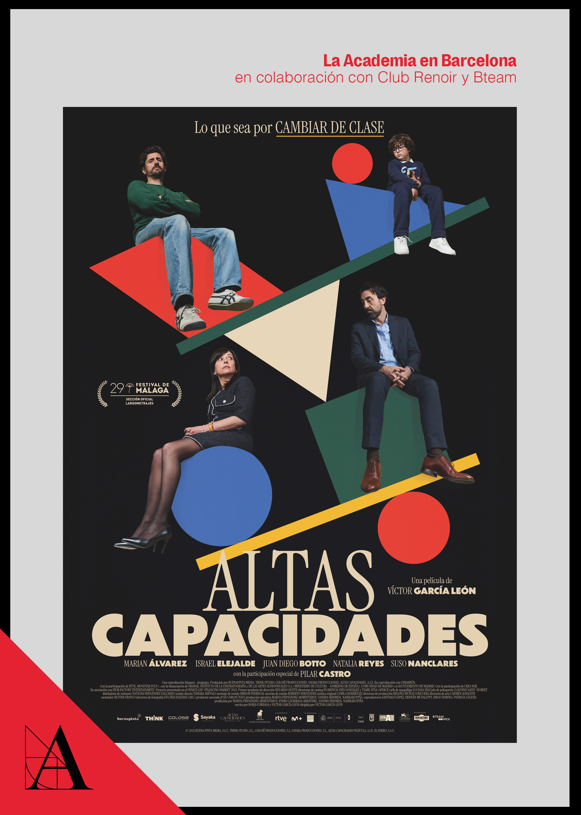 Ver detalles del evento Sorteo Club Renoir: Preestreno ALTAS CAPACIDADES en colaboración con la Academia de Cine