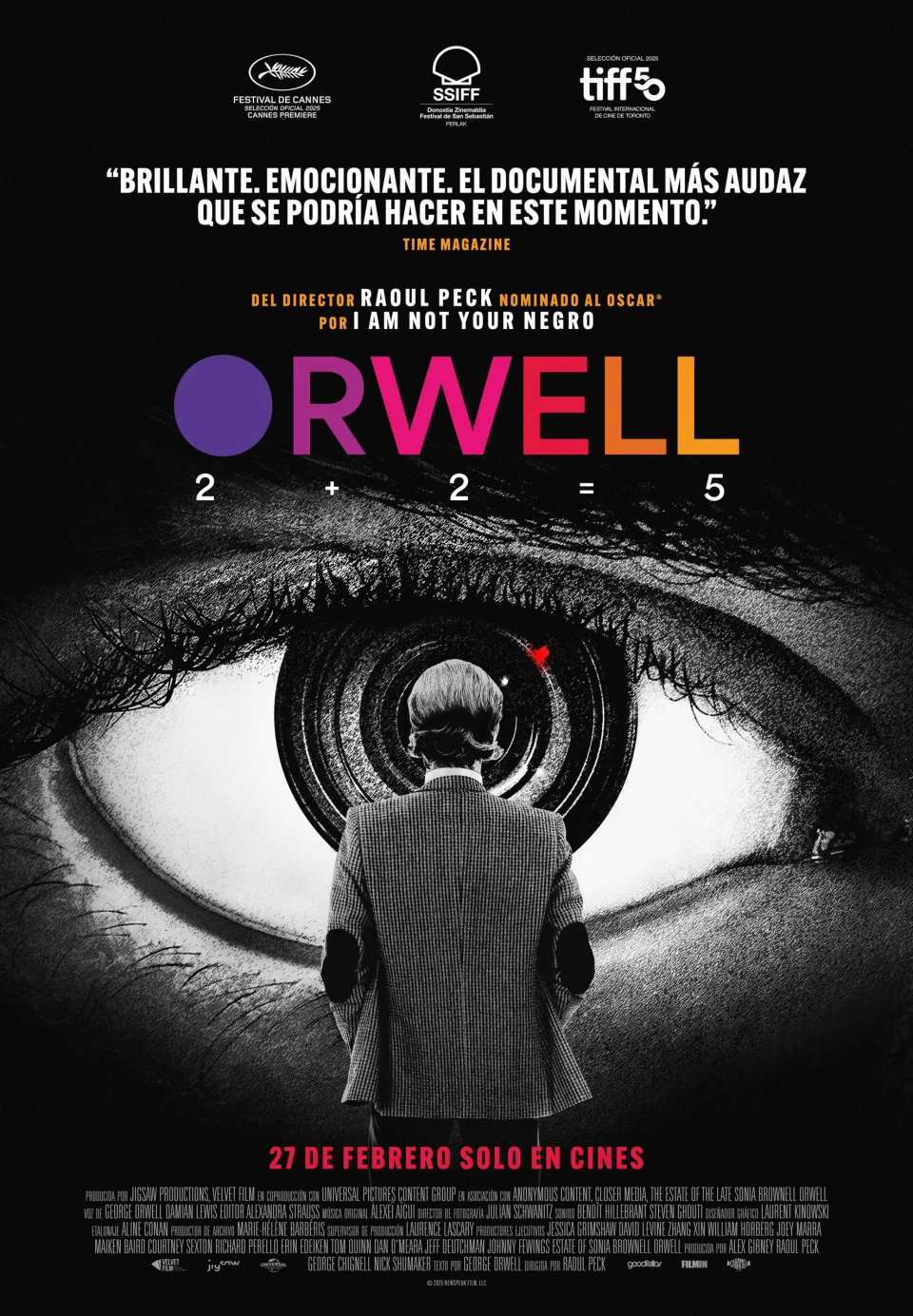 Cartel de ORWELL 2+2=5