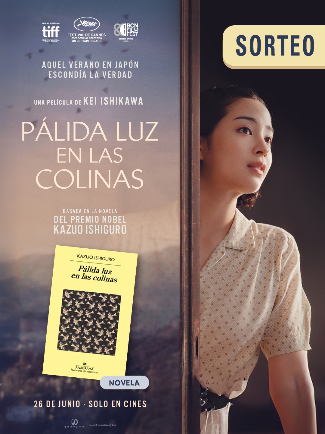 Ver detalles del evento Sorteo Club Renoir: PÁLIDA LUZ EN LAS COLINAS novela